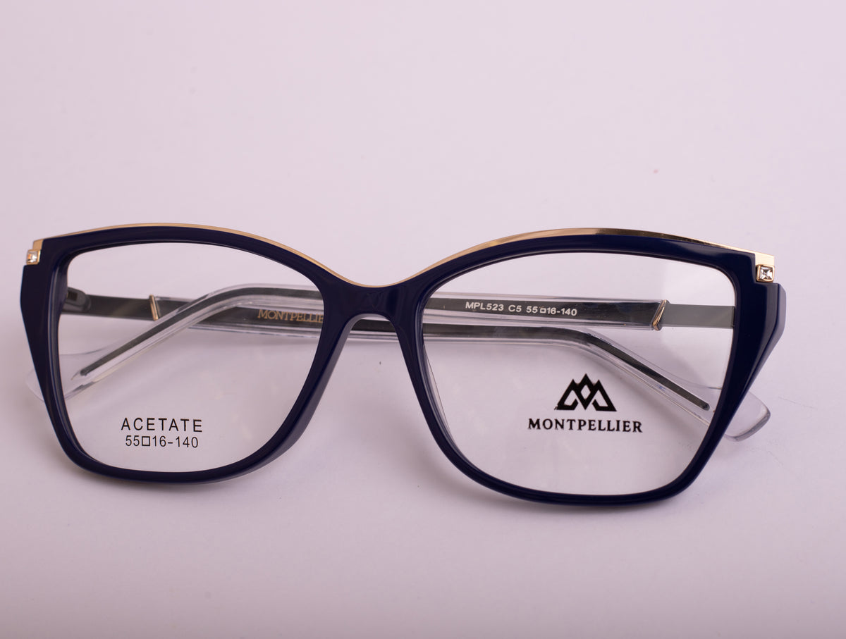 Armação para Óculos de Grau Feminino Glacier Luxe MPL 523